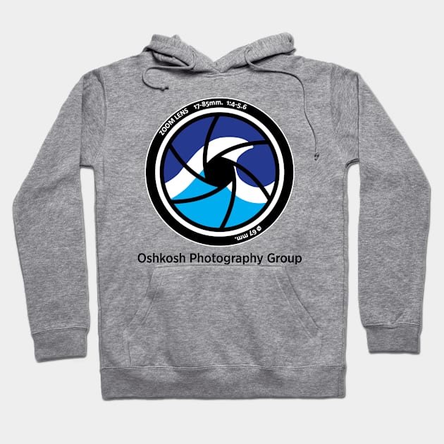 OPG Lens Logo Black Type Hoodie by OshkoshPhotographyGroup_1